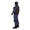 SWAT police officer on white. 3D illustration