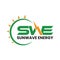 SWE logo design for solar