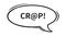 Swearing speech bubble censored with at sign. Crap word in text bubble to express dissatisfaction and bad mood. Vector