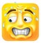 Sweating Worried Emoji Emoticon Icon Cartoon