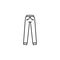 Sweatpants clothes icon. Element of clothes icon for mobile concept and web apps. Thin line Sweatpants clothes icon can be used