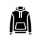 sweatshirt unisex clothes glyph icon vector illustration