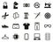 Sweatshop Factory Icons Black & White Set Big