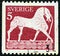 SWEDEN - CIRCA 1973: A stamp printed in Sweden from the `Gotland Picture Stones` issue shows Horse bas relief, circa 1973.