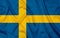 Sweden Country Silk flag