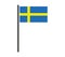 Sweden flag icon illustrated