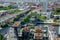 Sweden, Stockholm . Aerial view of Stockholm (Hammarby) urban skyline