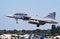 Swedish Air Force SAAB JAS 39D Gripen 39825 fighter jet arrival and landing for RIAT Royal International Air Tattoo 2018 airshow