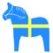 Swedish dala horse