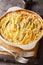 Swedish delicacy Jansson\\\'s Frestelse casserole of potatoes, onions, anchovies, and rich cream, often enjoyed during