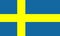 Swedish flag illustration. Sweden Flag .