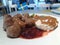 Swedish Meatball with Mashed Potato and Strawberry Jam