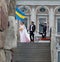 The swedish Prince Carl-Philip Bernadotte above the stairs