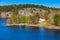 Swedish rural landscape, coastal view