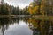 Swedish salmon area in autumn