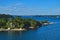 Swedish settlements on islets of Stockholm Archipelago in Baltic Sea, Sweden