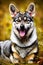 Swedish Vallhund Animal. Illustration Artist Rendering