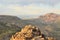 Sweeping landscape of desert landscape, Santa Fe