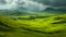 Sweeping Majesty: Scottish Highlands Panorama.