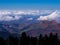 Sweeping mountain vistas with dramatic cloud formations in the Great Smoky Mountains National Park, Tennessee, USA