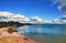 Sweeping view of North Beach, Tenby.