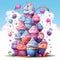 Sweet as a Dream: A Towering Cupcake Fairytale