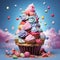 Sweet as a Dream: A Towering Cupcake Fairytale