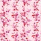 Sweet blooming gentle garden orchid flowers and many kind of floral seamless pattern vector,Design for fashion , fabric, textile,