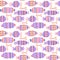 Sweet candies set. Colorful Vector Seamless Pattern.