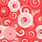 Sweet candy swirl background, lollipop seamless pattern