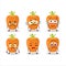 Sweet carrot cartoon character with sad expression