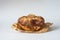 Sweet Challah bread on isolated background