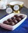 Sweet chocolates truffles, hand made, dessert