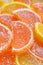 Sweet citrus slices
