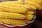 Sweet corns arranged in a bowl, a colorful and inviting display