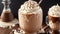 Sweet and Creamy Coffee Milkshake with Premium Coffee.AI Generated