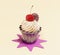 Sweet Creamy Cupcake with Topping