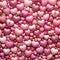 sweet and cute illustration of lots of pink hearts and bows candy background