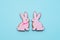 sweet decoration kids ornament pink bunny cookie