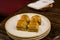 Sweet Delights: Baklava Feast in Middle Eastern Restaurant