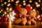 Sweet Delights Whimsical Gingerbread Man Plush Toys.AI Generated