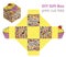 Sweet Do It Yourself DIY cupcake packaging for deserts, candies, small gifts, toys. Printable color scheme. Print it on