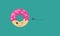 sweet donuts that alone keep smiling