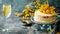 Sweet Elegance: Mimosa Cake for Women\\\'s Day, Union of Taste and Refinement.