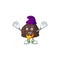 Sweet fairytale of chocolate conitos Elf cartoon character