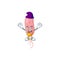 Sweet fairytale of vibrio cholerae Elf cartoon character