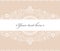 Sweet floral background and invitation card pastel