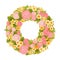 Sweet flower wreath