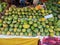 Sweet fragrant mango fruit sold in the market