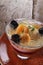 Sweet fruit triffle dessert